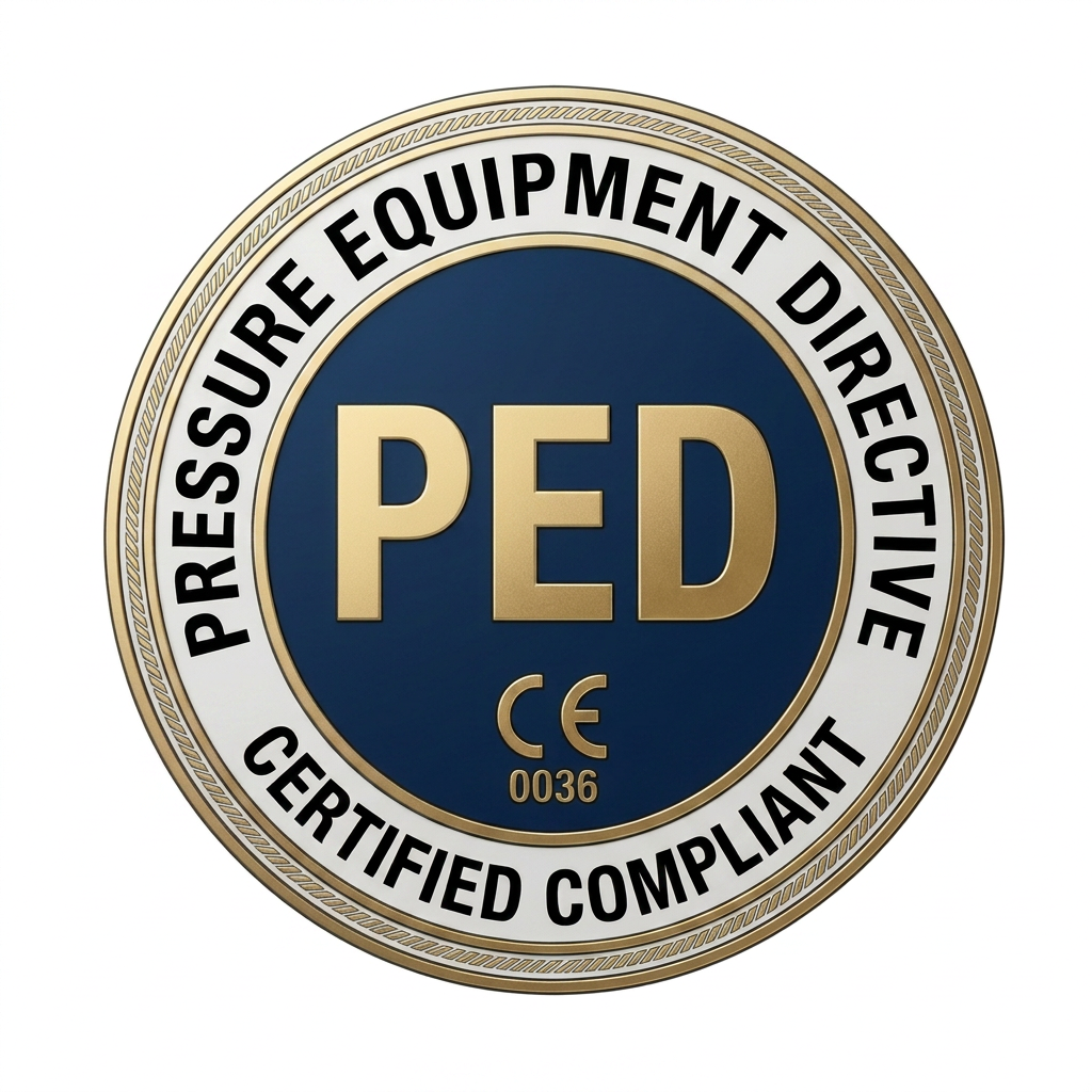 PED Pressure Equipment Directive compliant
